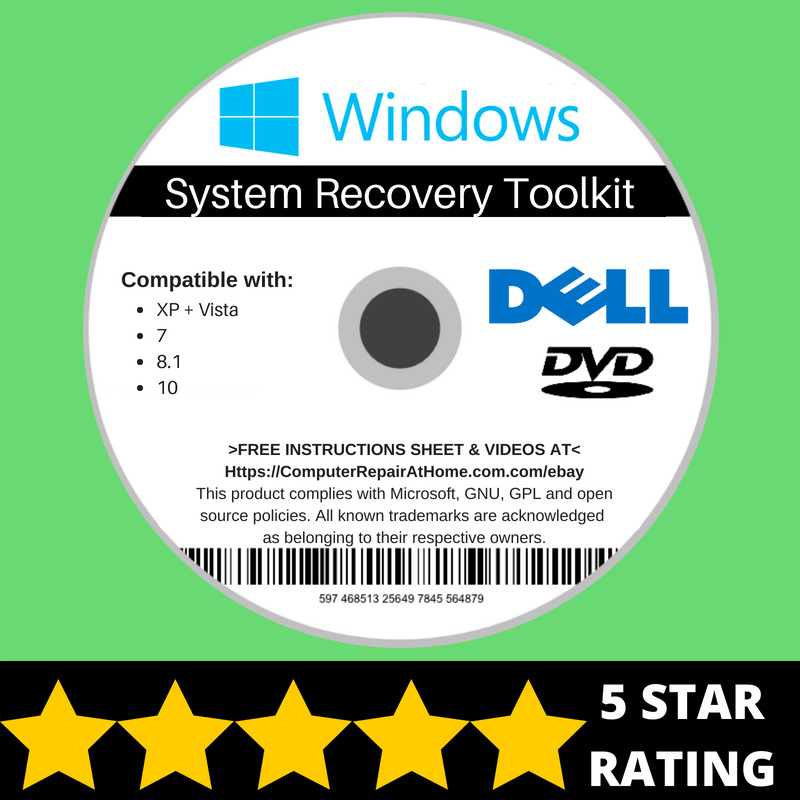 Dell windows recovery media